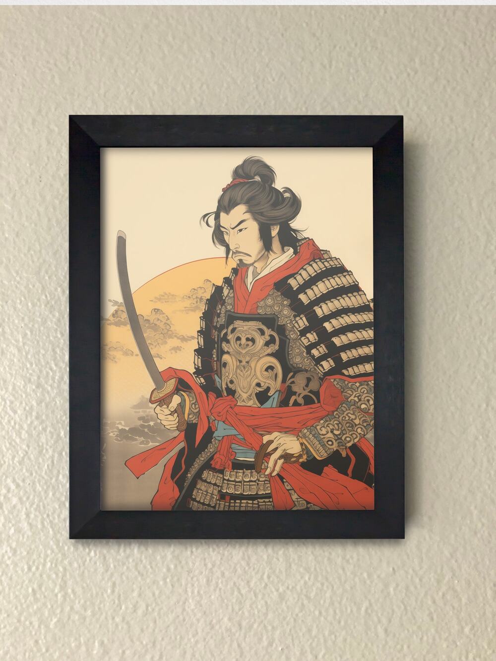 Samurai Warrior Framed Wall Art